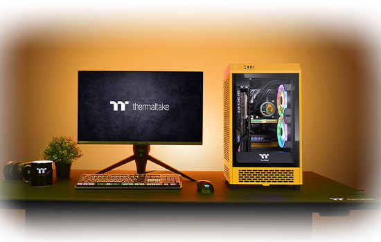 Gabinete Gamer Thermaltake The Tower 200 Bumblebee, Mini